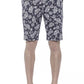 Blue Cotton Mens Bermuda Short - SEHABRANDS