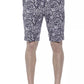 Blue Cotton Men's Bermuda Short - SEHABRANDS