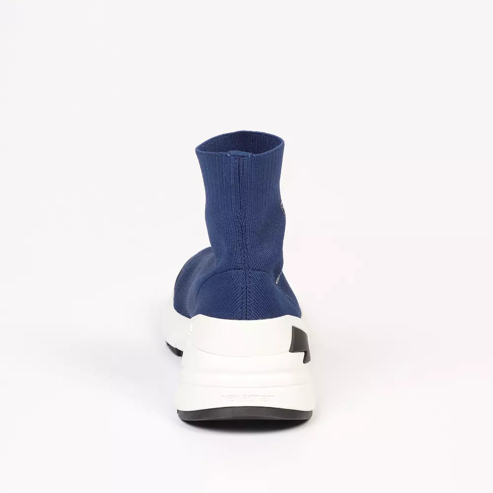 Electric Bolt Sock Sneakers in Blue - SEHABRANDS