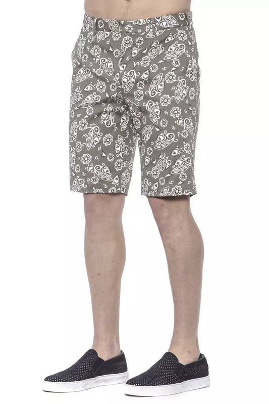 Green Cotton Mens Bermuda Short - SEHABRANDS