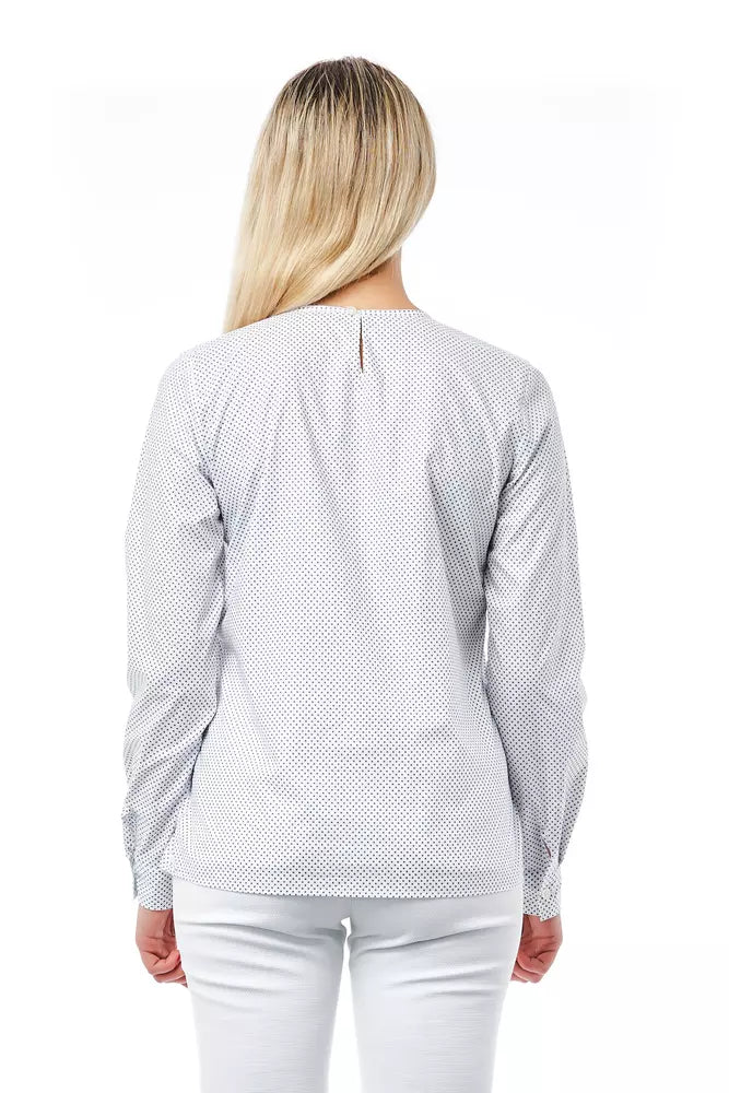 White Cotton Women Shirt - SEHABRANDS