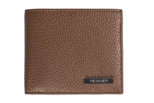 Brown Leather Men's Wallet - SEHABRANDS