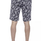 Blue Cotton Mens Bermuda Short - SEHABRANDS