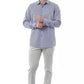 Gray Cotton Men Shirt - SEHABRANDS