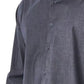 Gray Cotton Men Shirt - SEHABRANDS