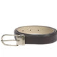 Brown Leather Women Belt - SEHABRANDS