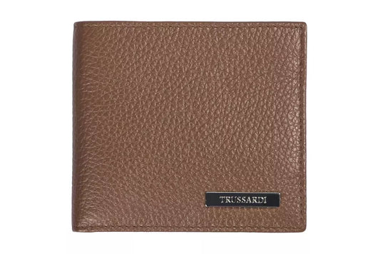 Brown Leather Men Wallet - SEHABRANDS