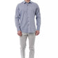 Gray Cotton Men Shirt - SEHABRANDS