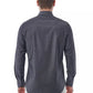 Gray Cotton Men Shirt - SEHABRANDS