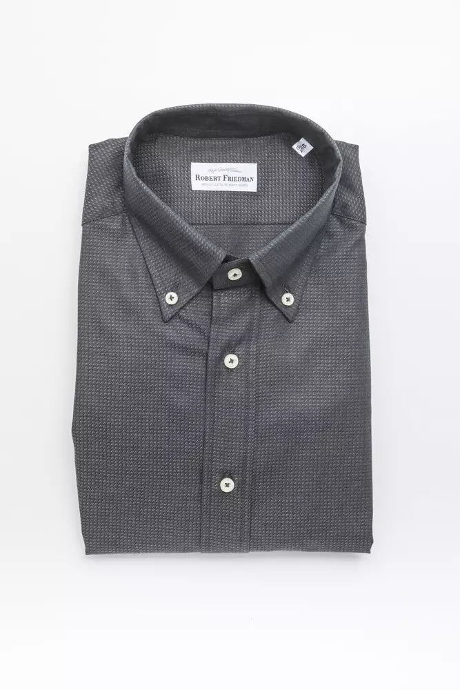 Green Cotton Men Shirt - SEHABRANDS