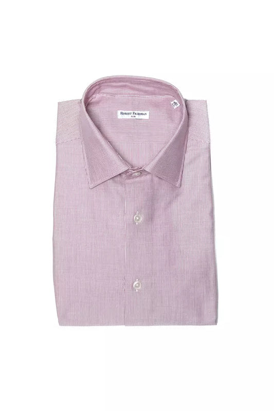 Pink Cotton Men Shirt - SEHABRANDS