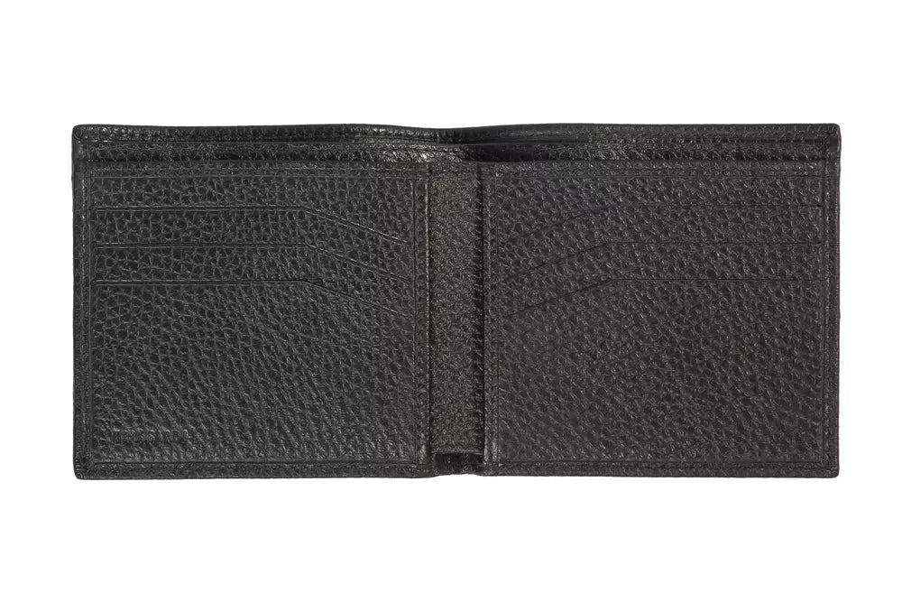 Black Leather Men Wallet - SEHABRANDS