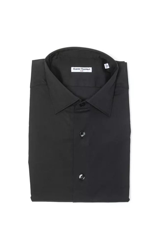 Gray Cotton Men Shirt - SEHABRANDS