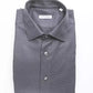 Blue Cotton Men's Slim Shirt - SEHABRANDS