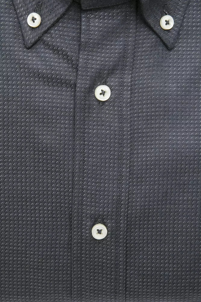 Green Cotton Men Shirt - SEHABRANDS