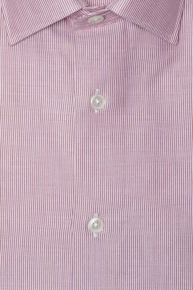 Pink Cotton Men Shirt - SEHABRANDS