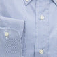 Light Blue Cotton Men Shirt - SEHABRANDS