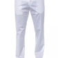 White Cotton Men's Trouser - SEHABRANDS