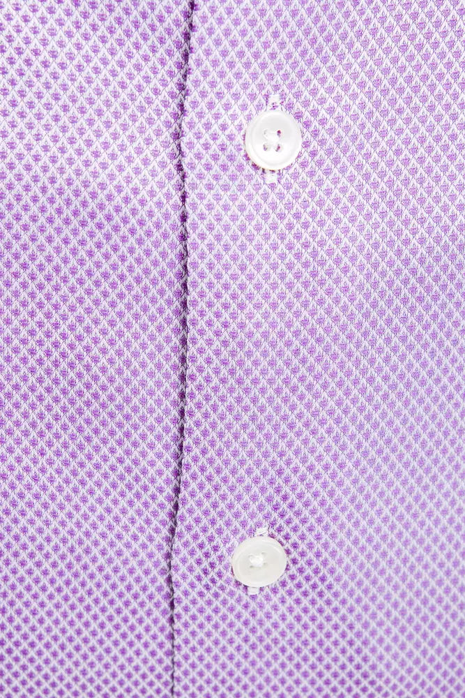 Pink Cotton Men Shirt - SEHABRANDS