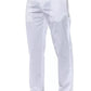 White Cotton Men's Trouser - SEHABRANDS