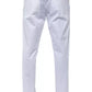 White Cotton Men's Trouser - SEHABRANDS