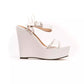 White Polyethylene Women Sandal - SEHABRANDS