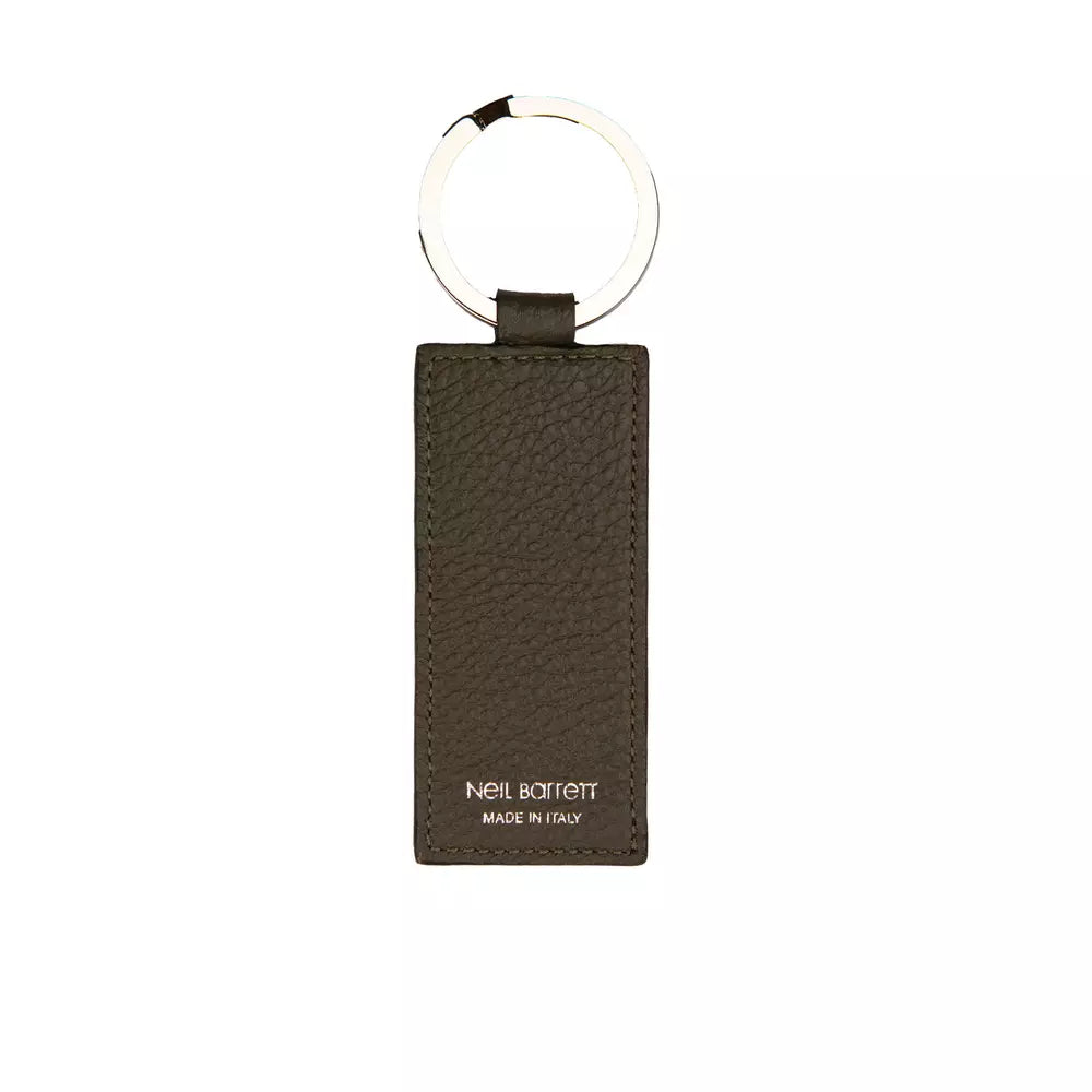 Green Leather Men Keychain - SEHABRANDS