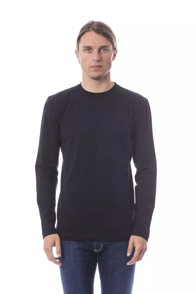 Black Cotton Men T-Shirt - SEHABRANDS