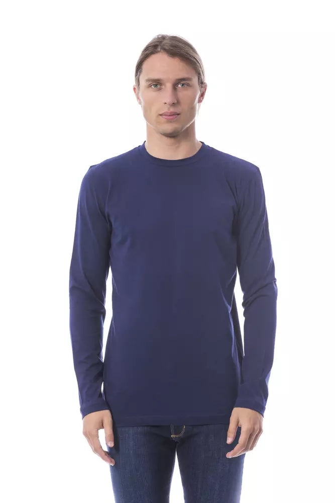 Blue Cotton Men T-Shirt - SEHABRANDS