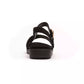 Gold Textile Women Sandal - SEHABRANDS