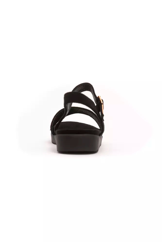 Gold Textile Women Sandal - SEHABRANDS