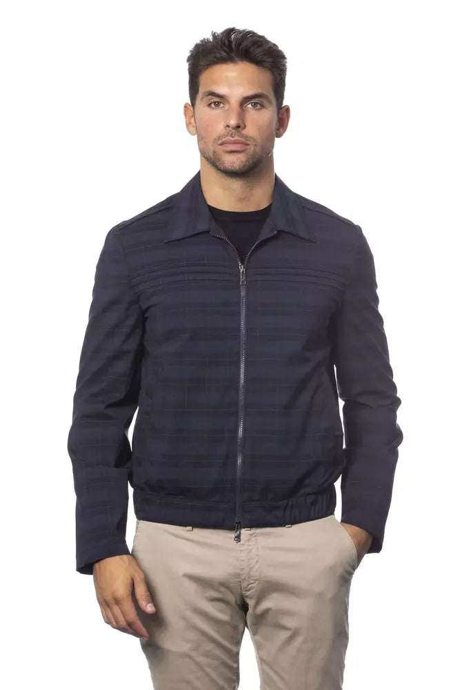 Elegant Wool Blend Bomber Jacket - SEHABRANDS