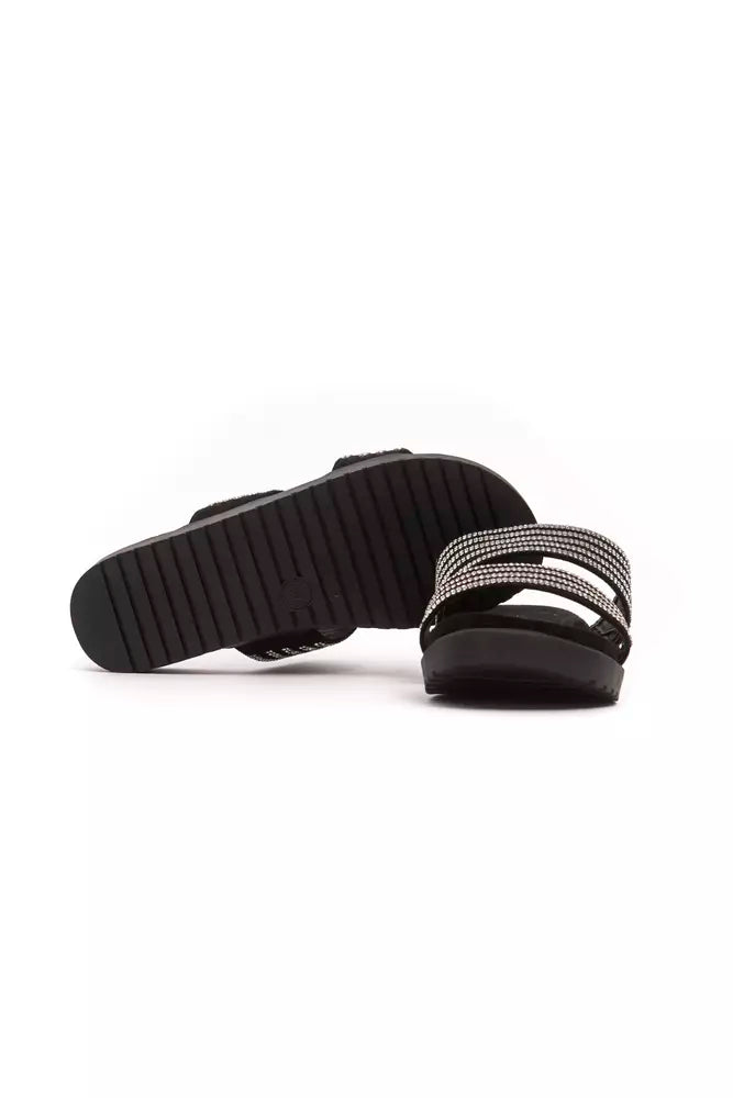 Silver Textile Women Sandal - SEHABRANDS