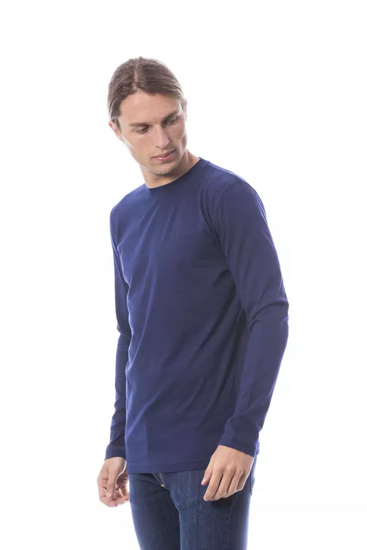 Blue Cotton Men T-Shirt - SEHABRANDS