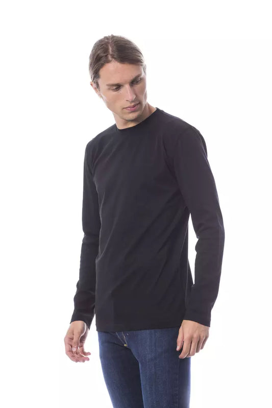 Black Cotton Men T-Shirt - SEHABRANDS