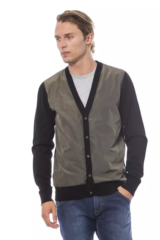 Multicolor Wool Men Cardigan - SEHABRANDS