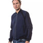 Blue Viscose Men Sweater - SEHABRANDS