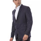 Blue Wool Men Blazer - SEHABRANDS