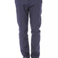 Blue Polyester Men Pant - SEHABRANDS