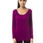 Purple Viscose Women Top - SEHABRANDS