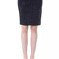 Black Cotton Women Skirt - SEHABRANDS