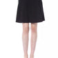 Black Polyester Women Skirt - SEHABRANDS