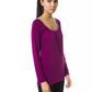 Purple Viscose Women Top - SEHABRANDS