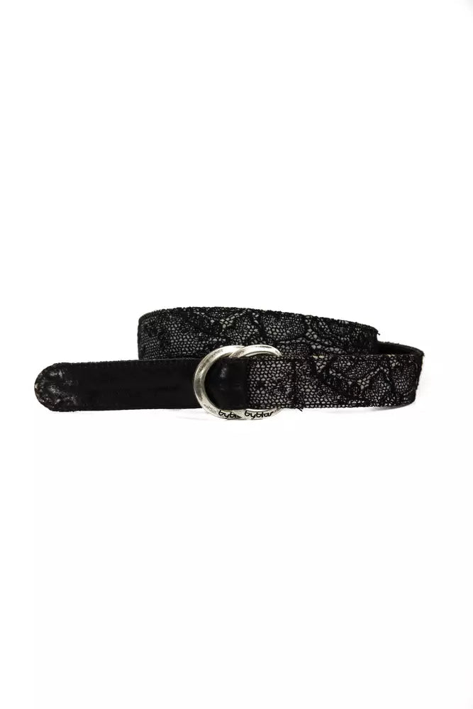 Black Wool Women Belt - SEHABRANDS