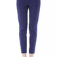 Blue Polyester Women Pants - SEHABRANDS