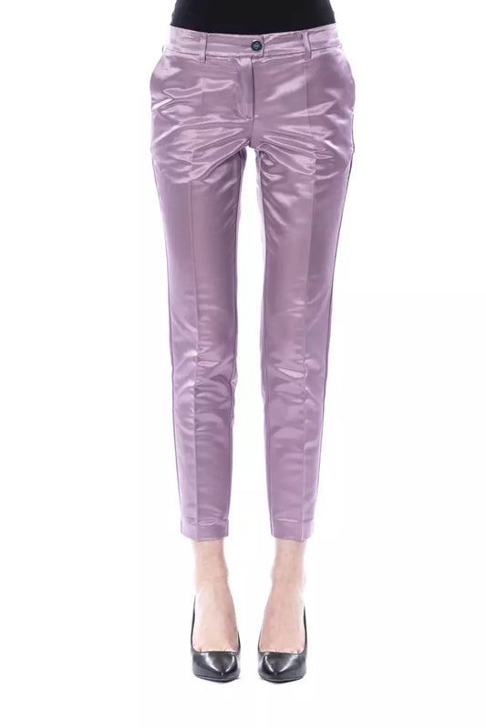 Purple Cotton Women Pant - SEHABRANDS