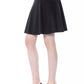 Black Polyester Women Skirt - SEHABRANDS