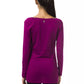 Purple Viscose Women Top - SEHABRANDS