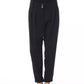 Black Polyester Women Pants - SEHABRANDS