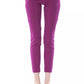 Purple Polyester Women Pants - SEHABRANDS